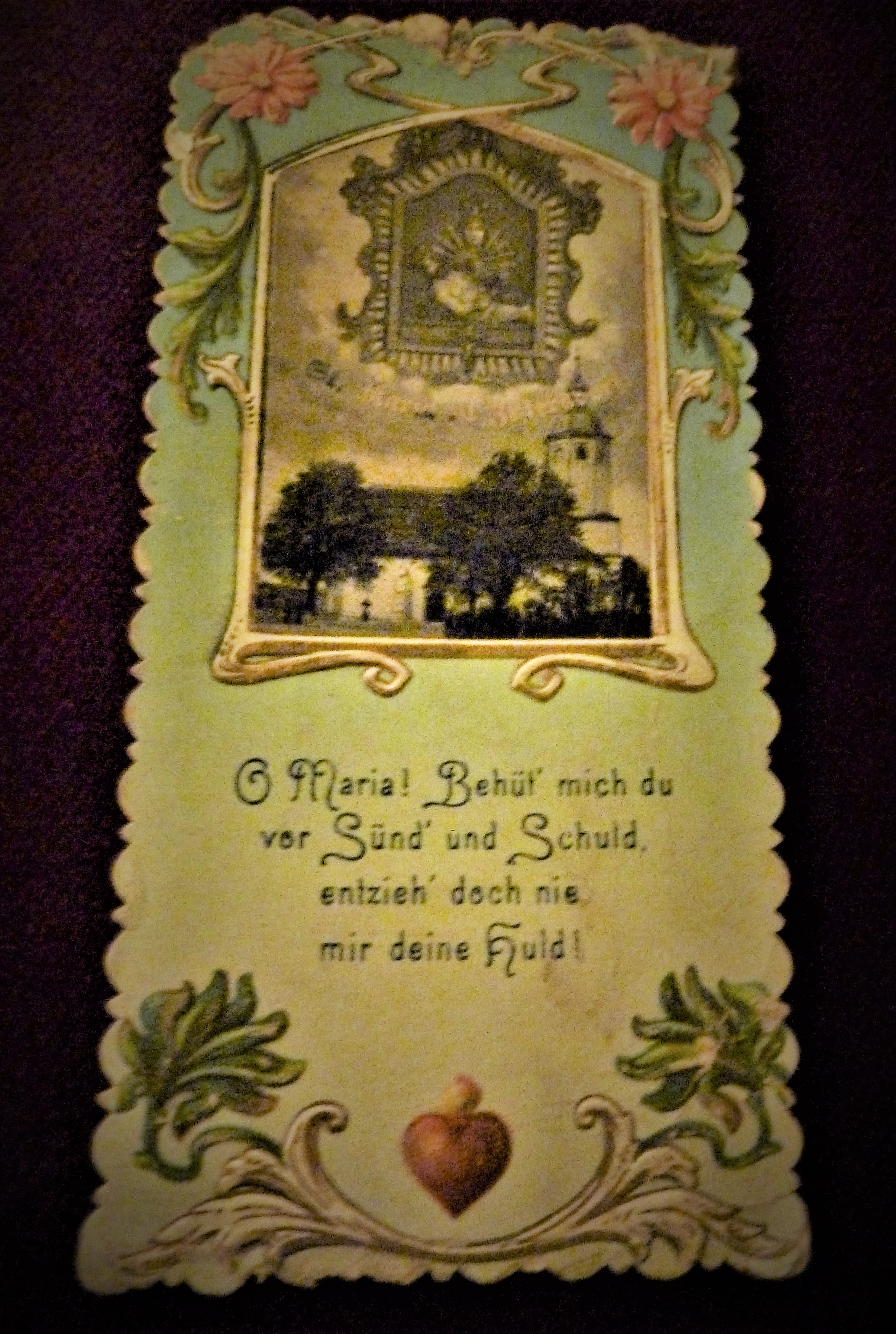 Andachtsbildchen "Maria Moos in Zistersdorf"